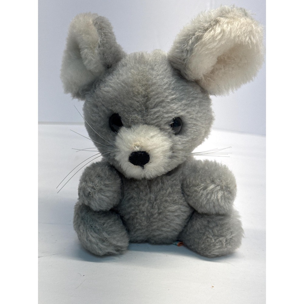 1978 Dakin Gray Mouse Plush
